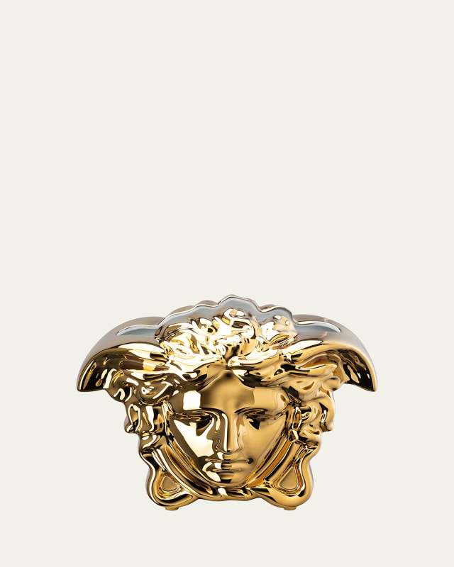 Medusa Grande 8.3" Vase, Gold